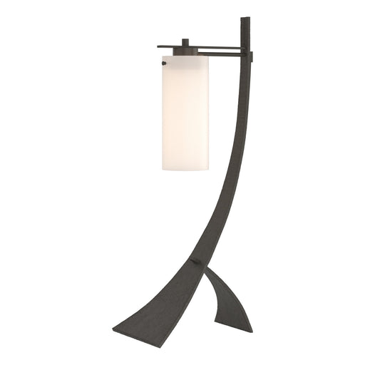 Stasis One Light Table Lamp Dark Smoke
