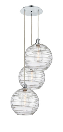 Ballston Three Light Pendant Polished Chrome