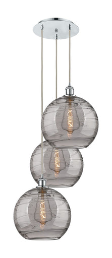 Ballston Three Light Pendant Polished Chrome
