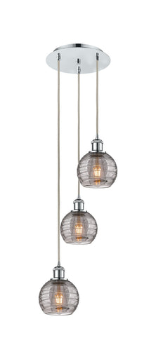 Ballston Three Light Pendant Polished Chrome