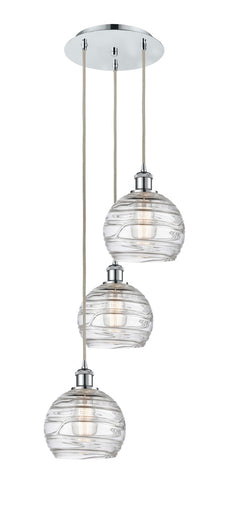 Ballston Three Light Pendant Polished Chrome