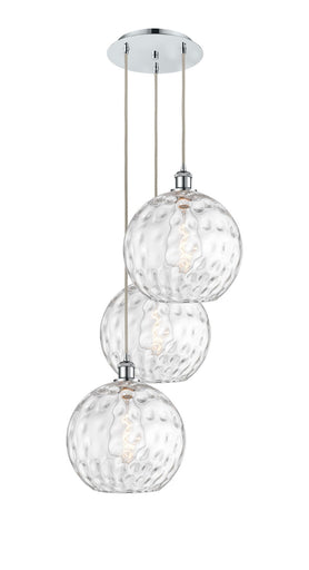 Ballston Three Light Pendant Polished Chrome