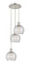 Innovations - 113B-3P-PN-G1213-8 - Three Light Pendant - Ballston - Polished Nickel