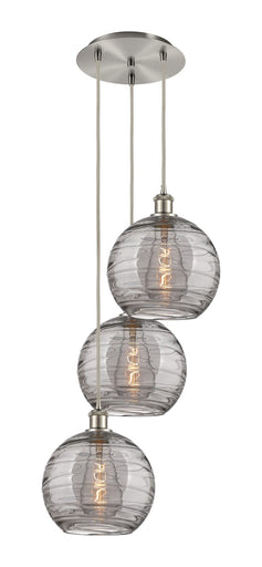 Ballston Three Light Pendant Brushed Satin Nickel