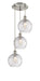 Innovations - 113B-3P-SN-G1215-8 - Three Light Pendant - Ballston - Brushed Satin Nickel