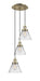 Innovations - 113F-3P-AB-G42 - Three Light Pendant - Franklin Restoration - Antique Brass