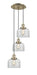 Innovations - 113F-3P-AB-G72 - Three Light Pendant - Franklin Restoration - Antique Brass