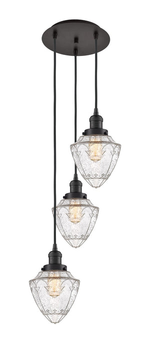 Innovations - 113F-3P-OB-G664-7 - Three Light Pendant - Franklin Restoration - Oil Rubbed Bronze