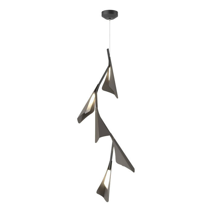 Hubbardton Forge - 135006-LED-STND-10-07 - LED Pendant - Plume - Black