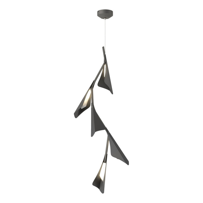 Hubbardton Forge - 135006-LED-STND-20-10 - LED Pendant - Plume - Natural Iron