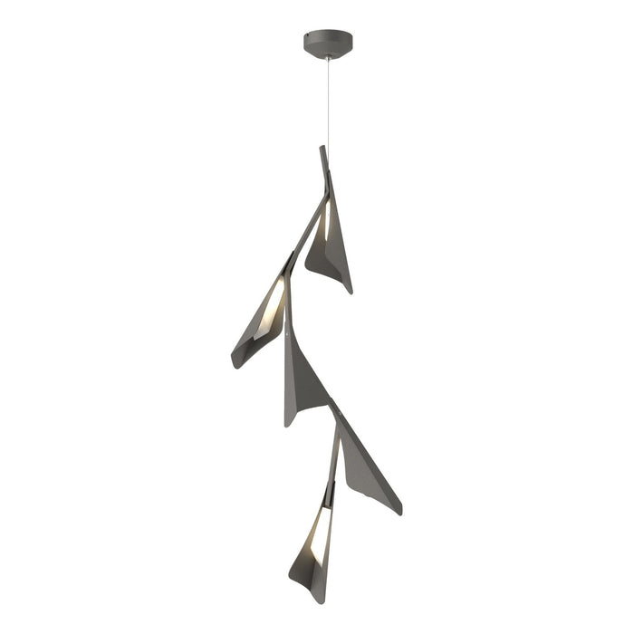 Hubbardton Forge - 135006-LED-STND-20-20 - LED Pendant - Plume - Natural Iron