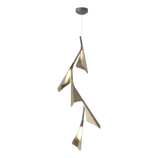 Plume LED Pendant Natural Iron