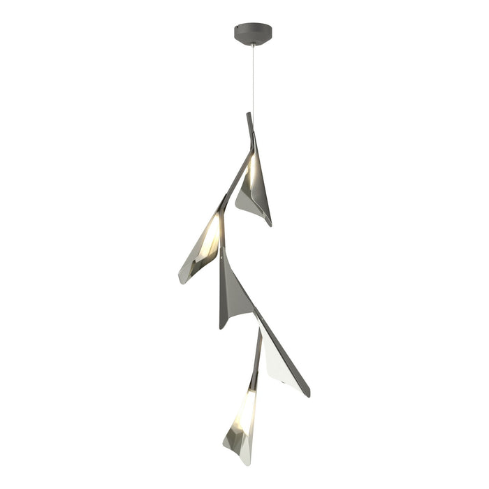 Hubbardton Forge - 135006-LED-STND-20-85 - LED Pendant - Plume - Natural Iron