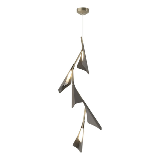 Plume LED Pendant Soft Gold