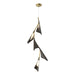Hubbardton Forge - 135006-LED-STND-86-14 - LED Pendant - Plume - Modern Brass