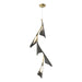 Hubbardton Forge - 135006-LED-STND-86-20 - LED Pendant - Plume - Modern Brass