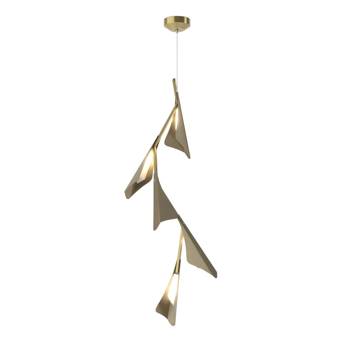 Hubbardton Forge - 135006-LED-STND-86-84 - LED Pendant - Plume - Modern Brass