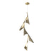 Hubbardton Forge - 135006-LED-STND-86-84 - LED Pendant - Plume - Modern Brass