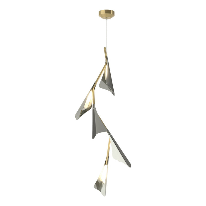Hubbardton Forge - 135006-LED-STND-86-85 - LED Pendant - Plume - Modern Brass