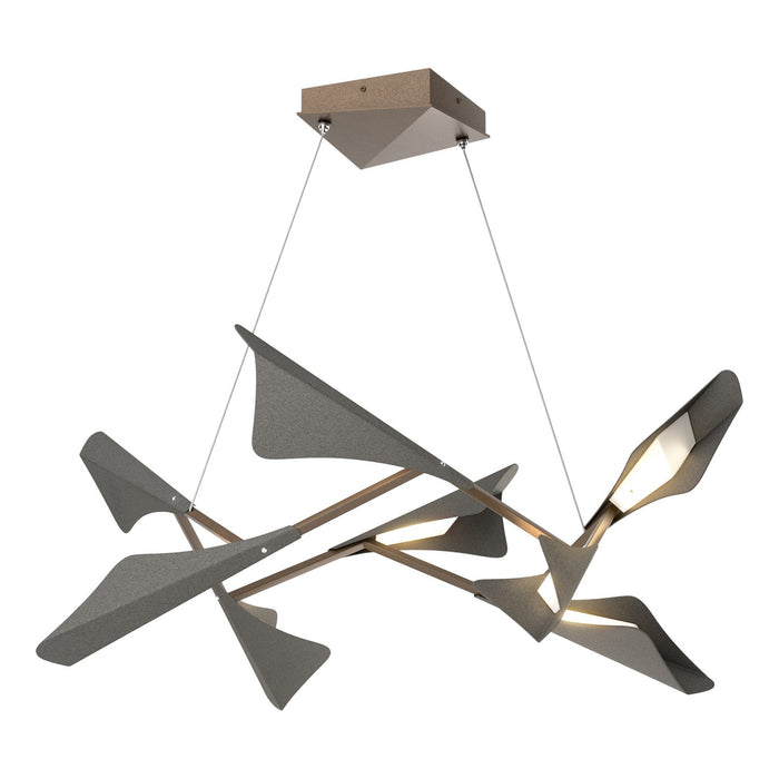 Hubbardton Forge - 135007-LED-STND-05-20 - LED Pendant - Plume - Bronze
