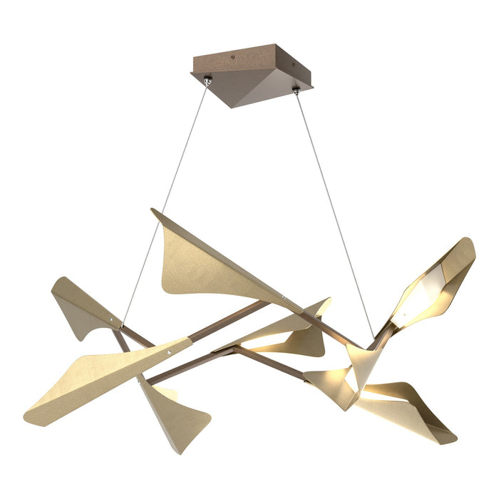 Hubbardton Forge - 135007-LED-STND-05-84 - LED Pendant - Plume - Bronze