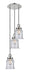 Innovations - 113F-3P-PN-G184 - Three Light Pendant - Franklin Restoration - Polished Nickel