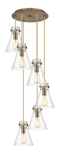 Downtown Urban Nine Light Pendant