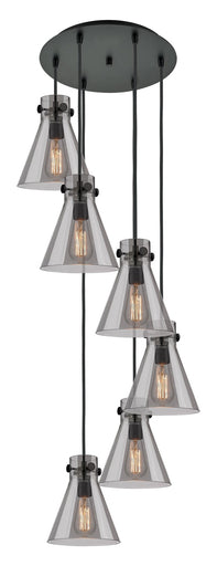 Downtown Urban Nine Light Pendant