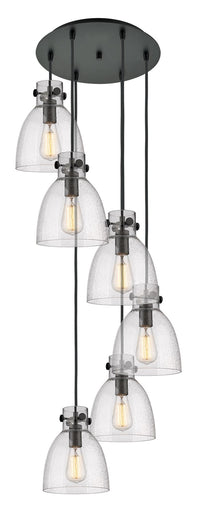 Downtown Urban Nine Light Pendant