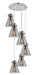 Innovations - 116-410-1PS-PN-G411-8SM - Seven Light Pendant - Downtown Urban - Polished Nickel