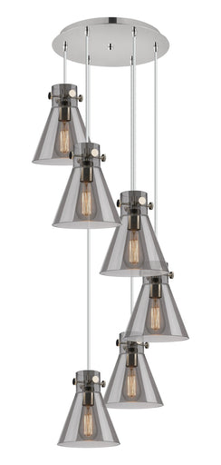 Downtown Urban Seven Light Pendant