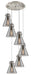 Innovations - 116-410-1PS-SN-G411-8SM - Four Light Pendant - Downtown Urban - Brushed Satin Nickel