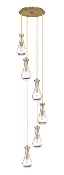 Innovations - 116-451-1P-BB-G451-5CL - LED Pendant - Downtown Urban - Brushed Brass