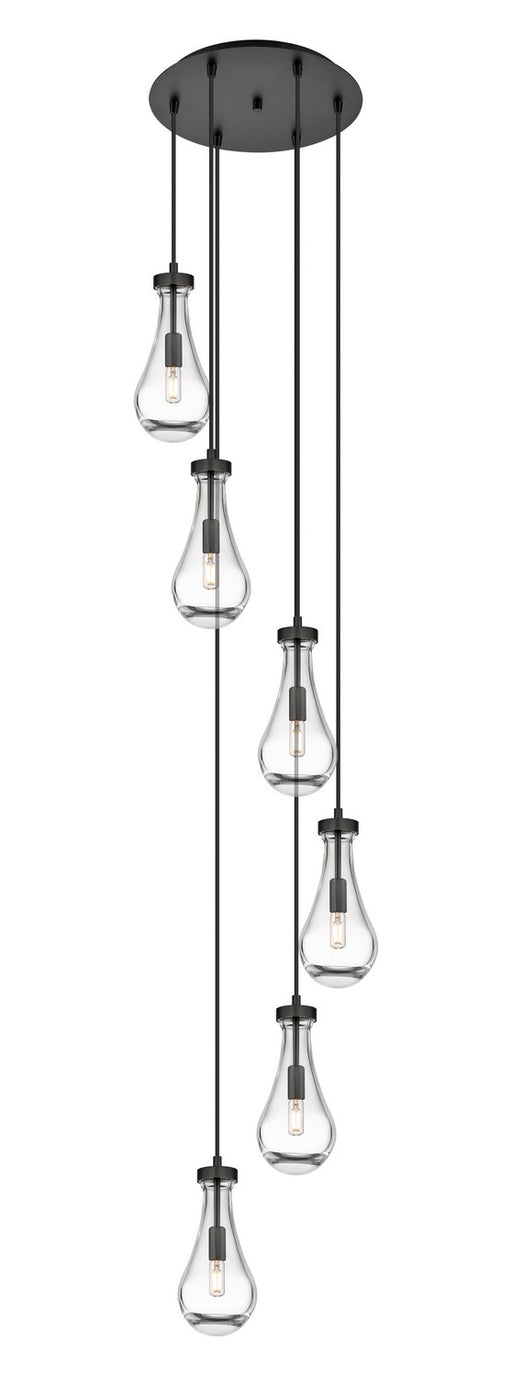 Innovations - 116-451-1P-BK-G451-5CL - LED Pendant - Downtown Urban - Matte Black