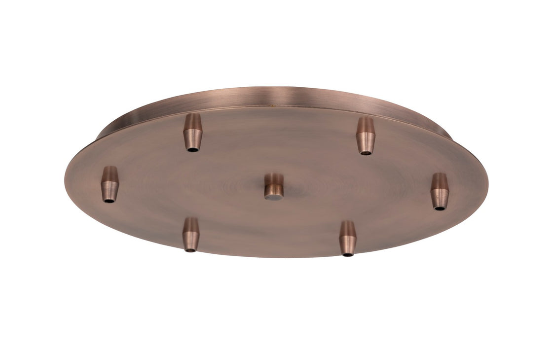 Innovations - 116-AC - Multi Port Canopy - Custom Cord - Antique Copper