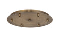 Innovations - 116-BB - Multi Port Canopy - Custom Cord - Brushed Brass