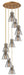 Innovations - 119-410-1PS-BB-G411-8SM - Five Light Pendant - Downtown Urban - Brushed Brass