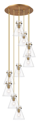 Downtown Urban Nine Light Pendant