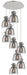 Innovations - 119-410-1PS-PN-G412-8SM - Five Light Pendant - Downtown Urban - Polished Nickel