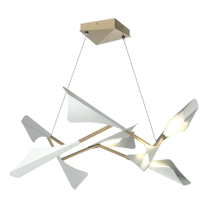 Hubbardton Forge - 135007-LED-STND-84-82 - LED Pendant - Plume - Soft Gold