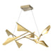 Hubbardton Forge - 135007-LED-STND-84-86 - LED Pendant - Plume - Soft Gold