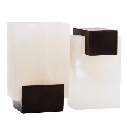 Arteriors - ATC03 - Bookends, Set of 2 - Tolliver - White