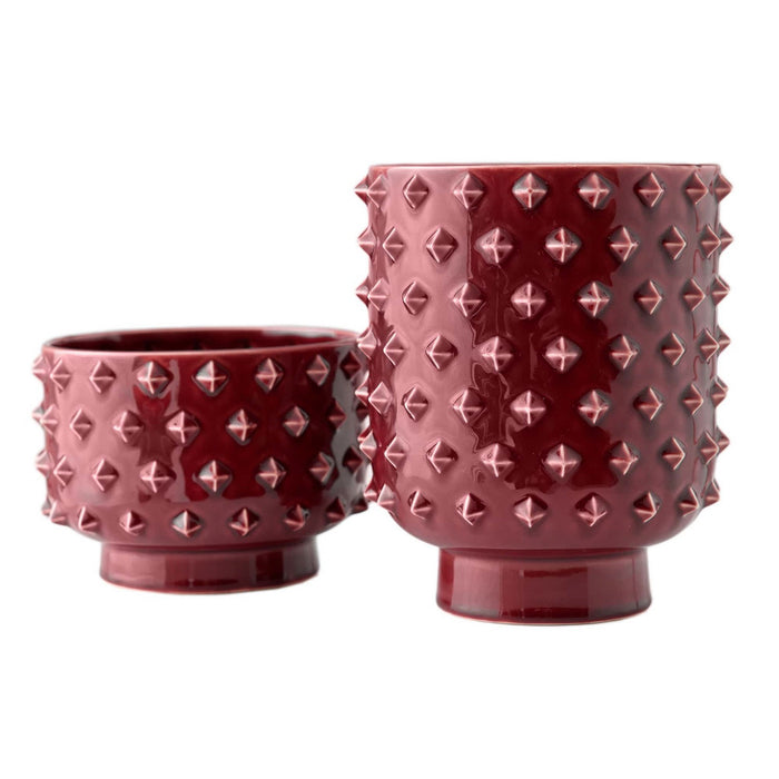 Arteriors - AVC06 - Vases, Set of 2 - Valika - Garnet