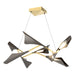 Hubbardton Forge - 135007-LED-STND-86-14 - LED Pendant - Plume - Modern Brass