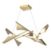 Hubbardton Forge - 135007-LED-STND-86-84 - LED Pendant - Plume - Modern Brass