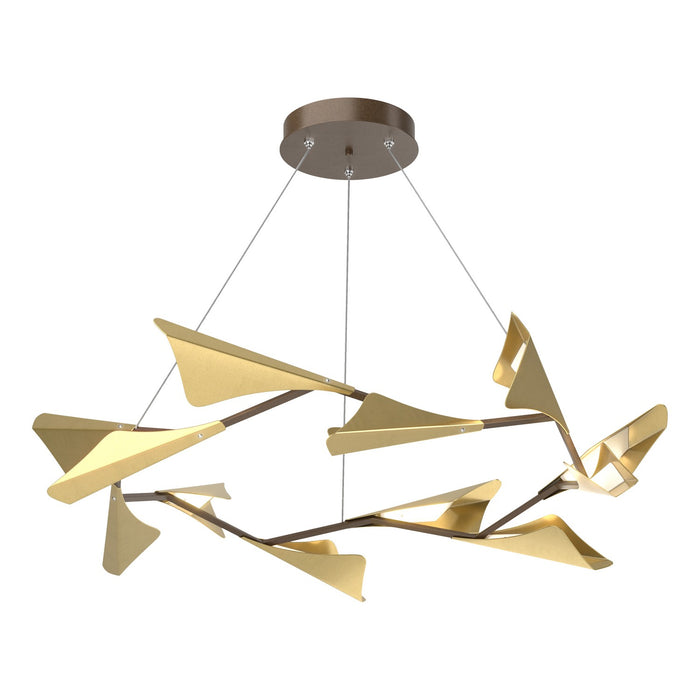 Hubbardton Forge - 135008-LED-STND-05-86 - LED Pendant - Plume - Bronze