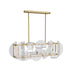 Arteriors - DRI01 - Seven Light Chandelier - Tilley - Antique Brass