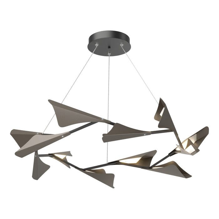 Hubbardton Forge - 135008-LED-STND-10-07 - LED Pendant - Plume - Black