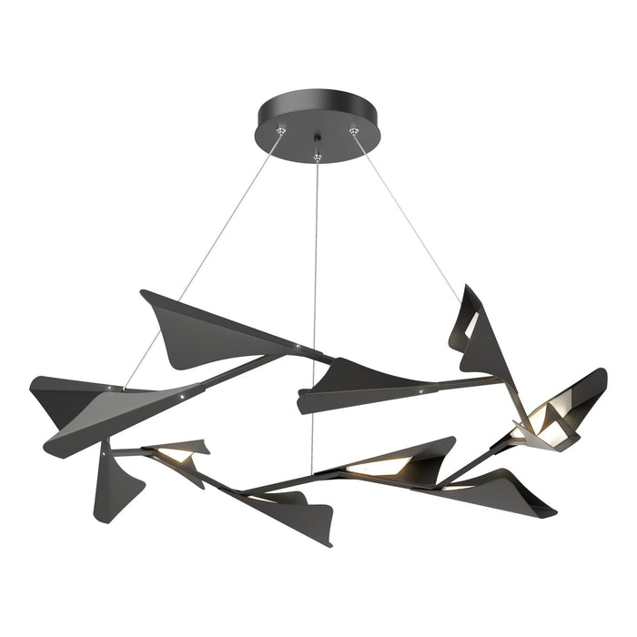 Hubbardton Forge - 135008-LED-STND-10-10 - LED Pendant - Plume - Black