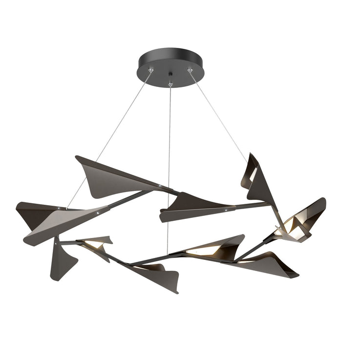 Hubbardton Forge - 135008-LED-STND-10-14 - LED Pendant - Plume - Black